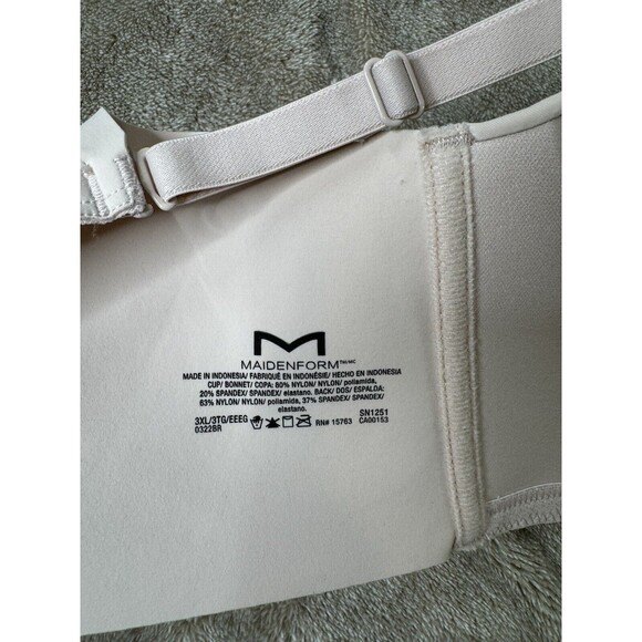 Maidenform Women's Wireless Natural Lift Bra - Size 3XL - Picture 9 of 12